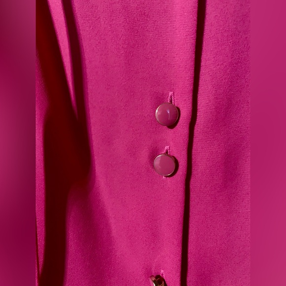 Worthington Hot Pink Button Down Blouse Business Office Wear Small - Picture 4 of 10